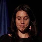 La ministra de Igualdad, Irene Montero, durante su intervención en la entrega de reconocimientos con motivo del Día Internacional para la Eliminación de la Violencia contra la Mujer