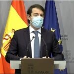 El presidente de Castilla y León, Alfonso Fernández Mañueco