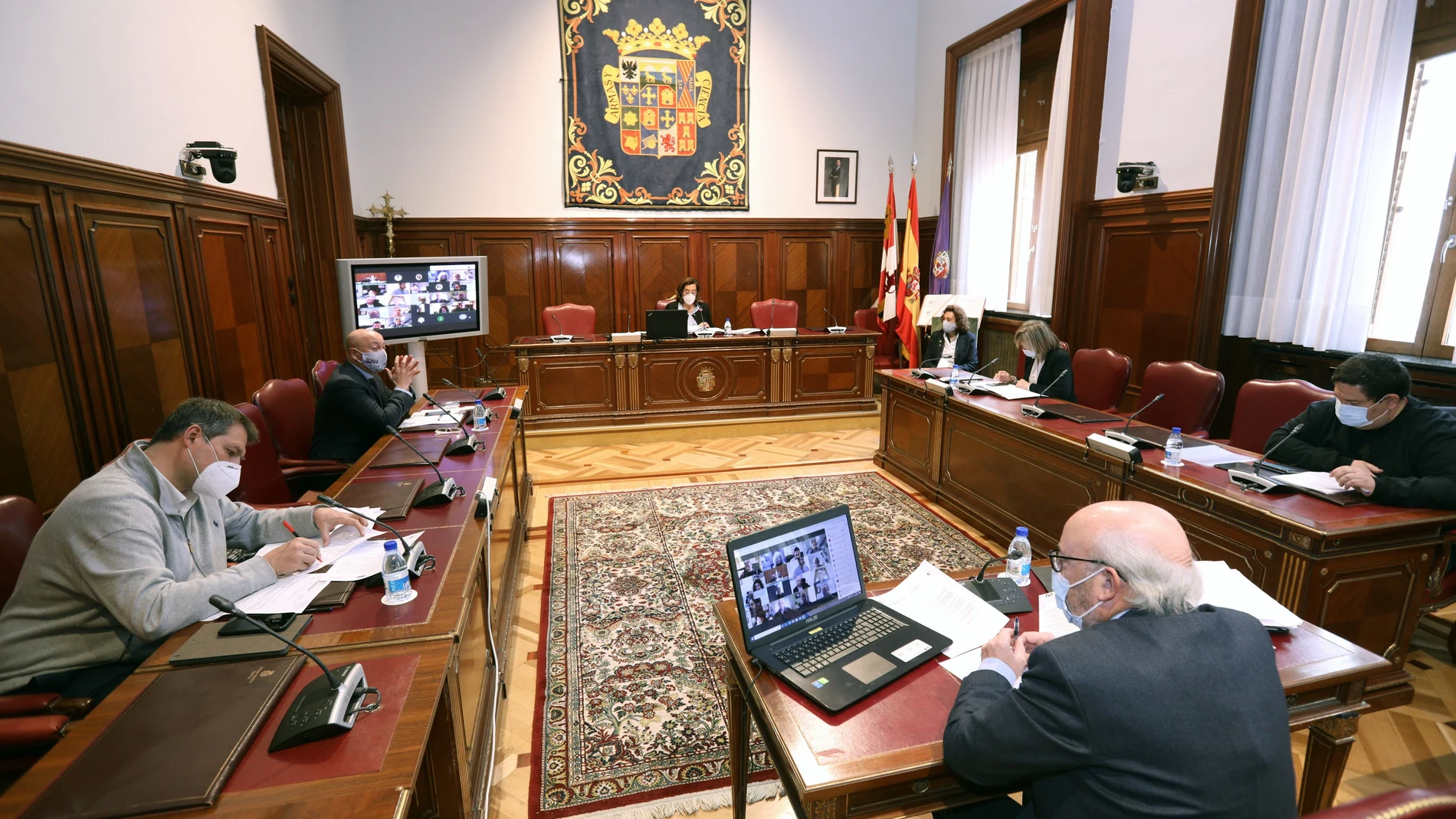 Pleno semipresencial del mes de noviembre de la Diputación de Palencia