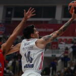 Gabriel Deck, en el último partido de Euroliga contra el CSKA en Moscú.
