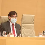 El ministro de Sanidad, Salvador Illa, comparece ante la Comisión de Sanidad del Congreso de los Diputados para informar de las medidas adoptadas para luchar contra la pandemia del coronavirus