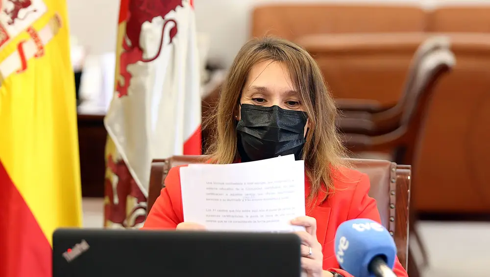 La consejera de Educación, Rocío Lucas