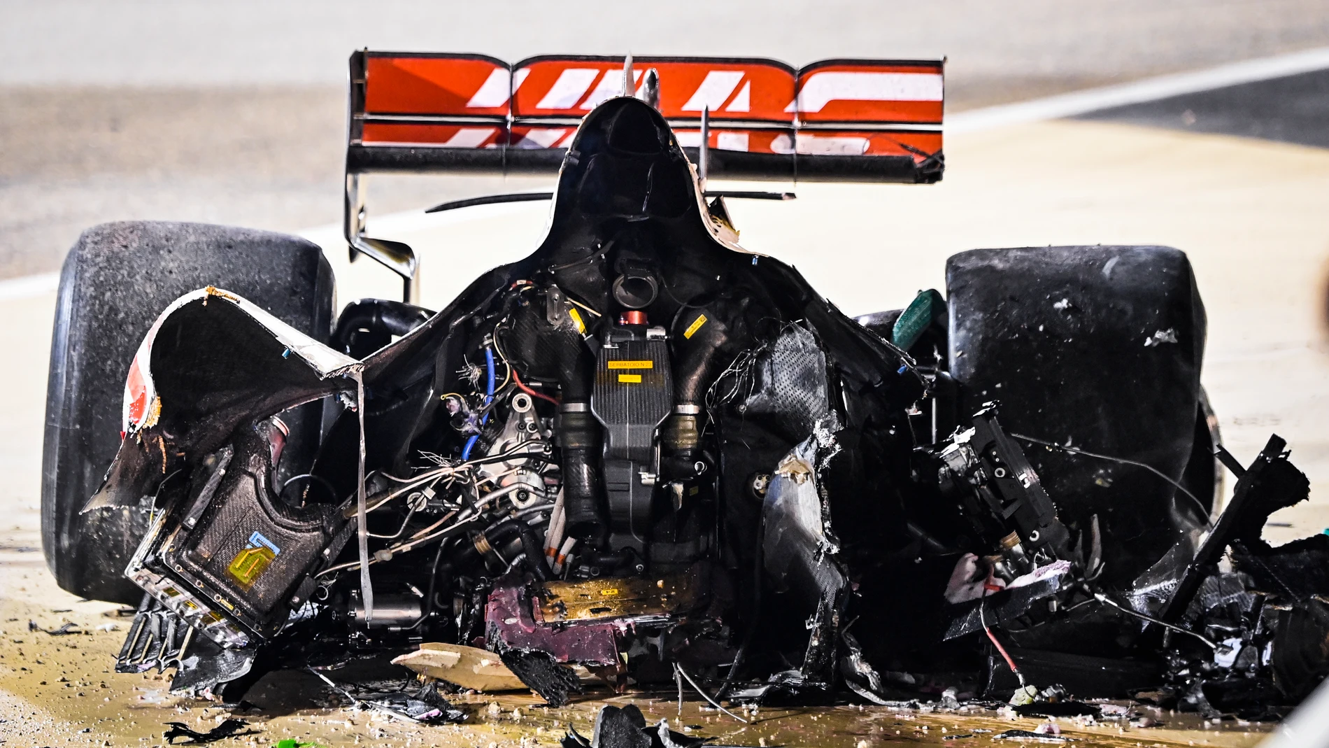 El coche de Grosjean