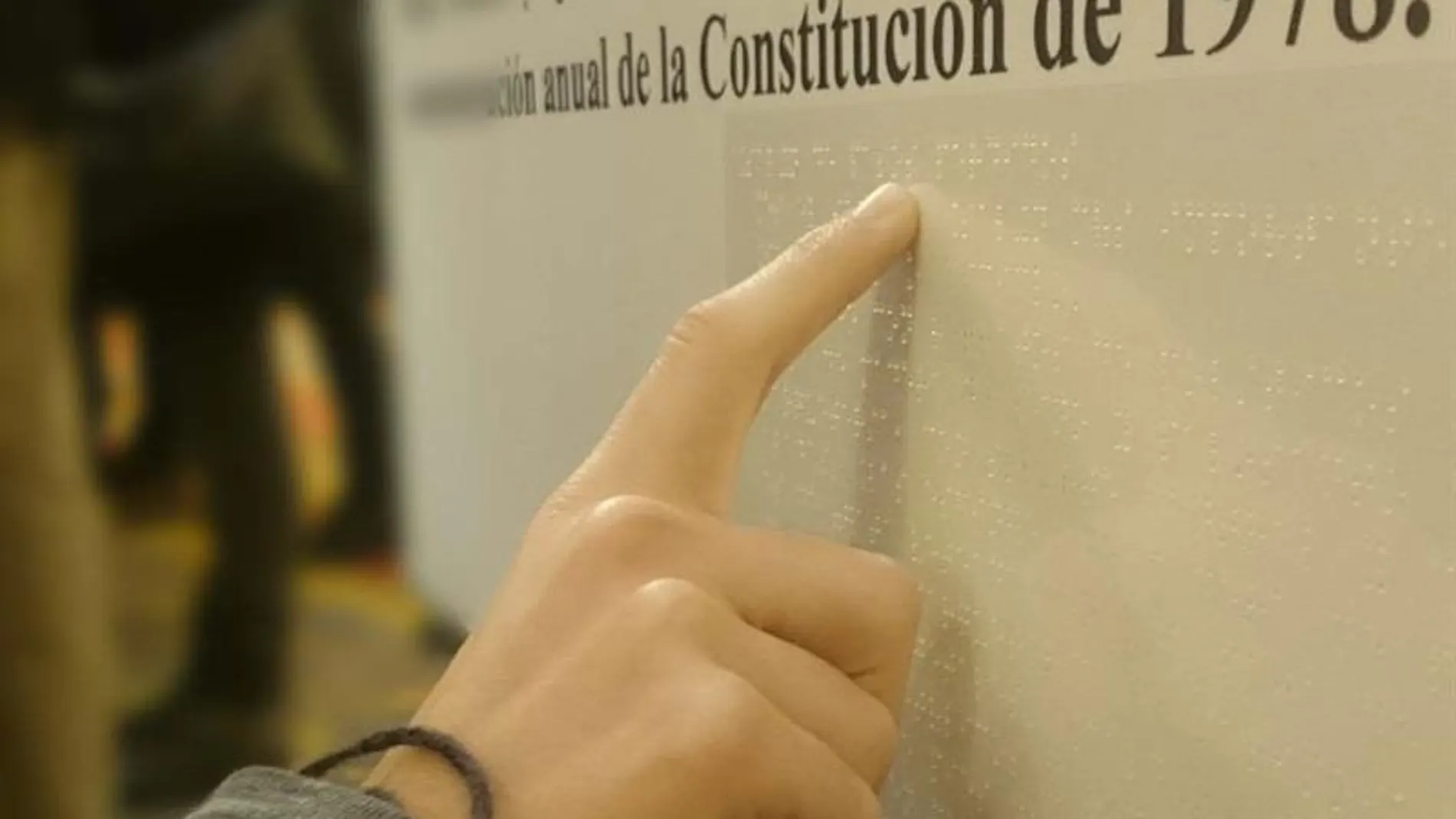 Constitución Española de 1978 en braille