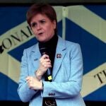 La ministra principal escocesa, Nicola Sturgeon, durante un discurso en Glasgow
