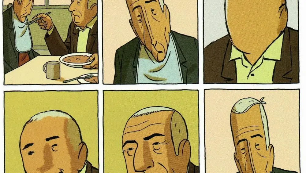 Ilustración de "Arrugas", de Paco Roca, laureado cómic que se convirtió en película de animación