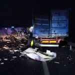 Accidente con heridos en la A-30 a la salida de Molina de Segura