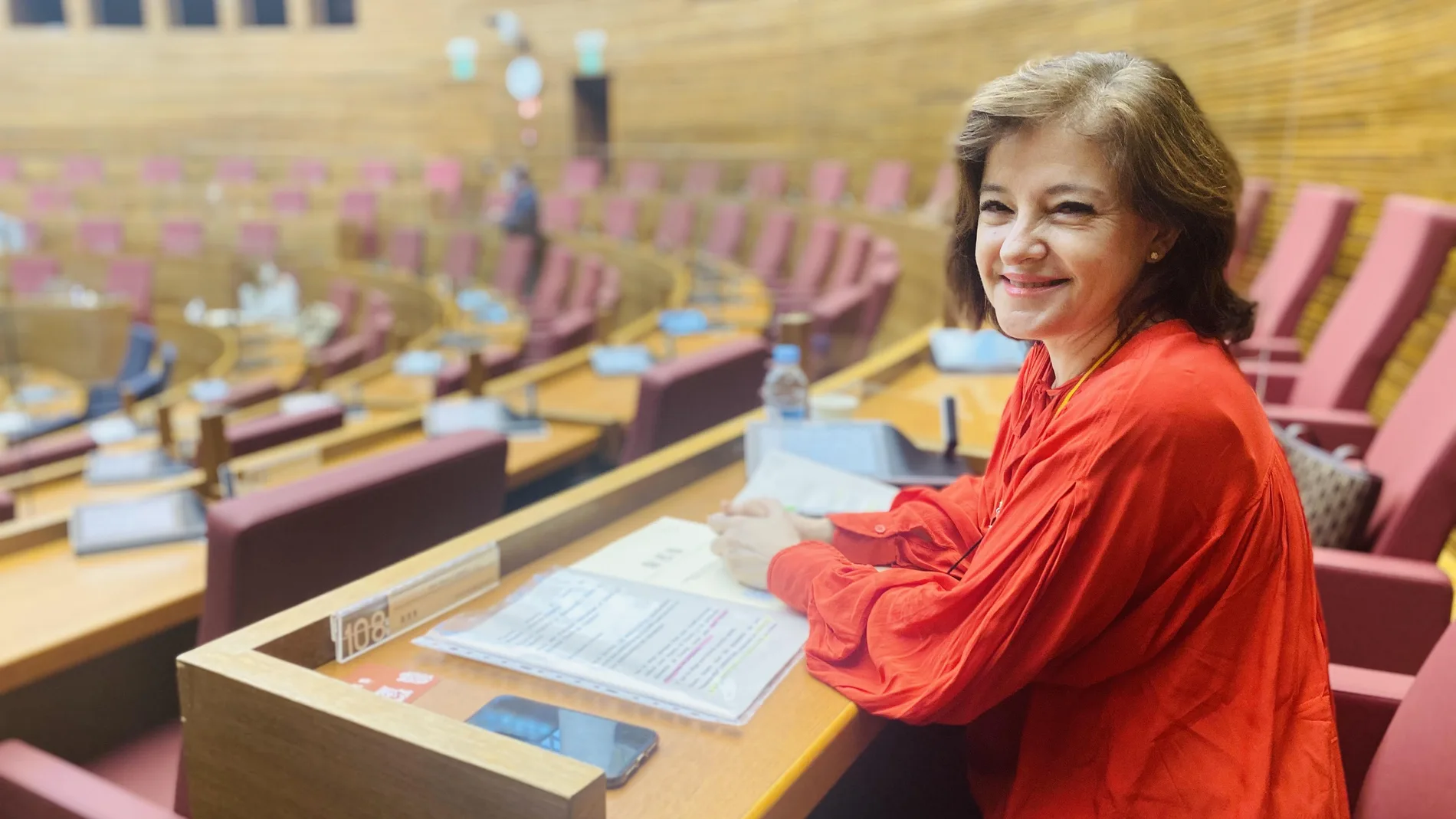 La diputada y portavoz de VOX en la Comisión de Igualdad en Les Corts valencianes, Ángeles Criado