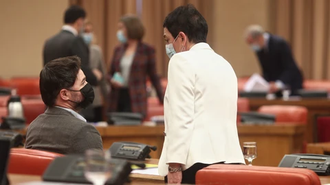 Gabriel Rufián y Mertxe Aizpurua