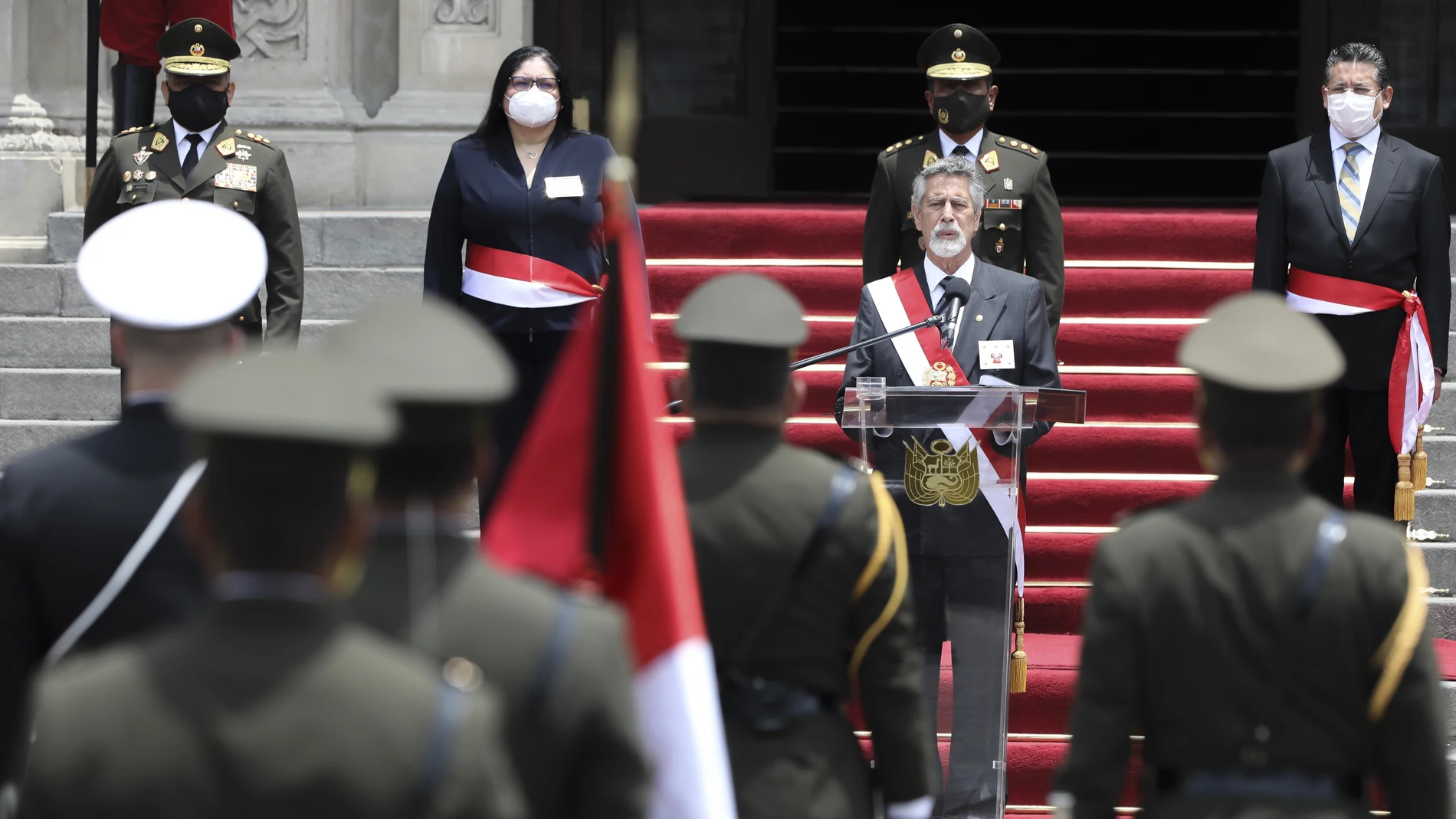 El presidente de Perú, Francisco Sagasti
