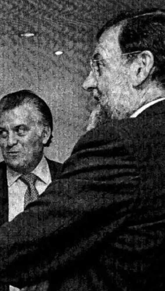 Luis Bárcenas y Mariano Rajoy, en una imagen del sumario del caso Gürtel.