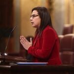 La diputada del PP, Ana Vázquez, interviene durante una sesión plenaria en el Congreso de los Diputados