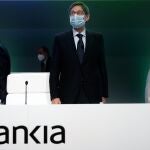 Bankia aprueba en su junta de accionistas su fusión con CaixaBank