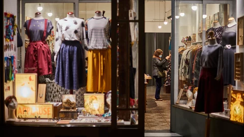 Imagen de una tienda de ropa situada en el centro de Madrid