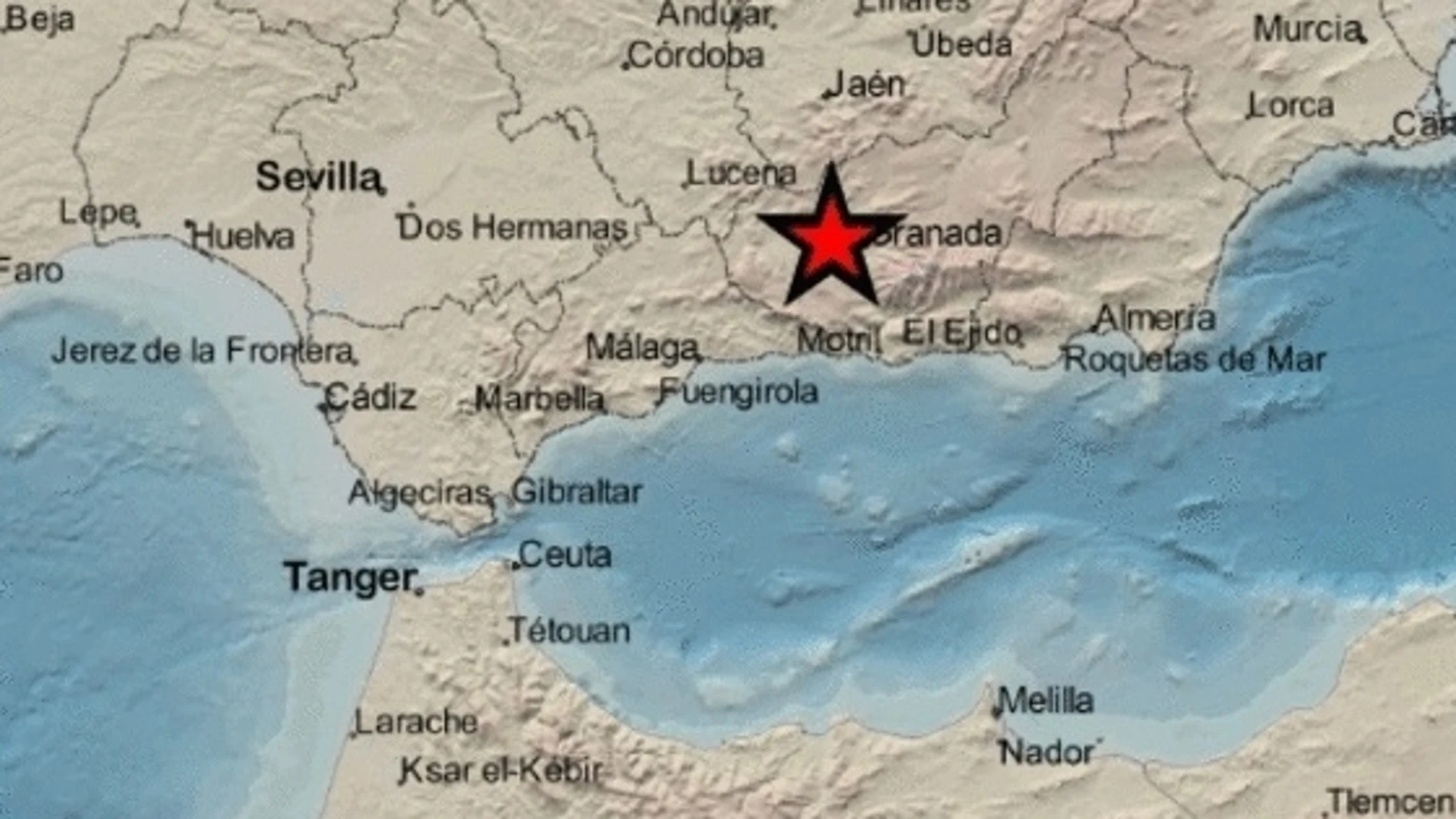 Registrado un terremoto en Chauchina. INSTITUTO GEOGRÁFICO NACIONAL