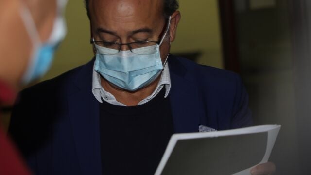El ex consejero Martín Soler, a su llegada a los juzgados
