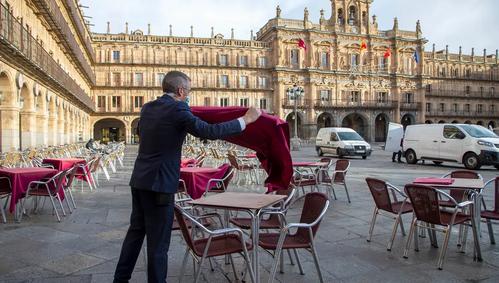 Apertura de terrazas en Salamanca