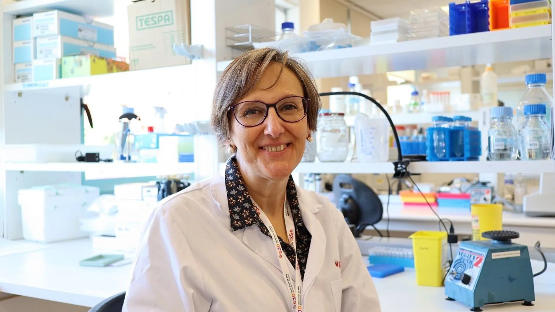 La doctora Carmen Muñoz-Almagro, catedrática de Medicina de la Universidad Internacional de Cataluña y microbióloga del Sant Joan de Déu
