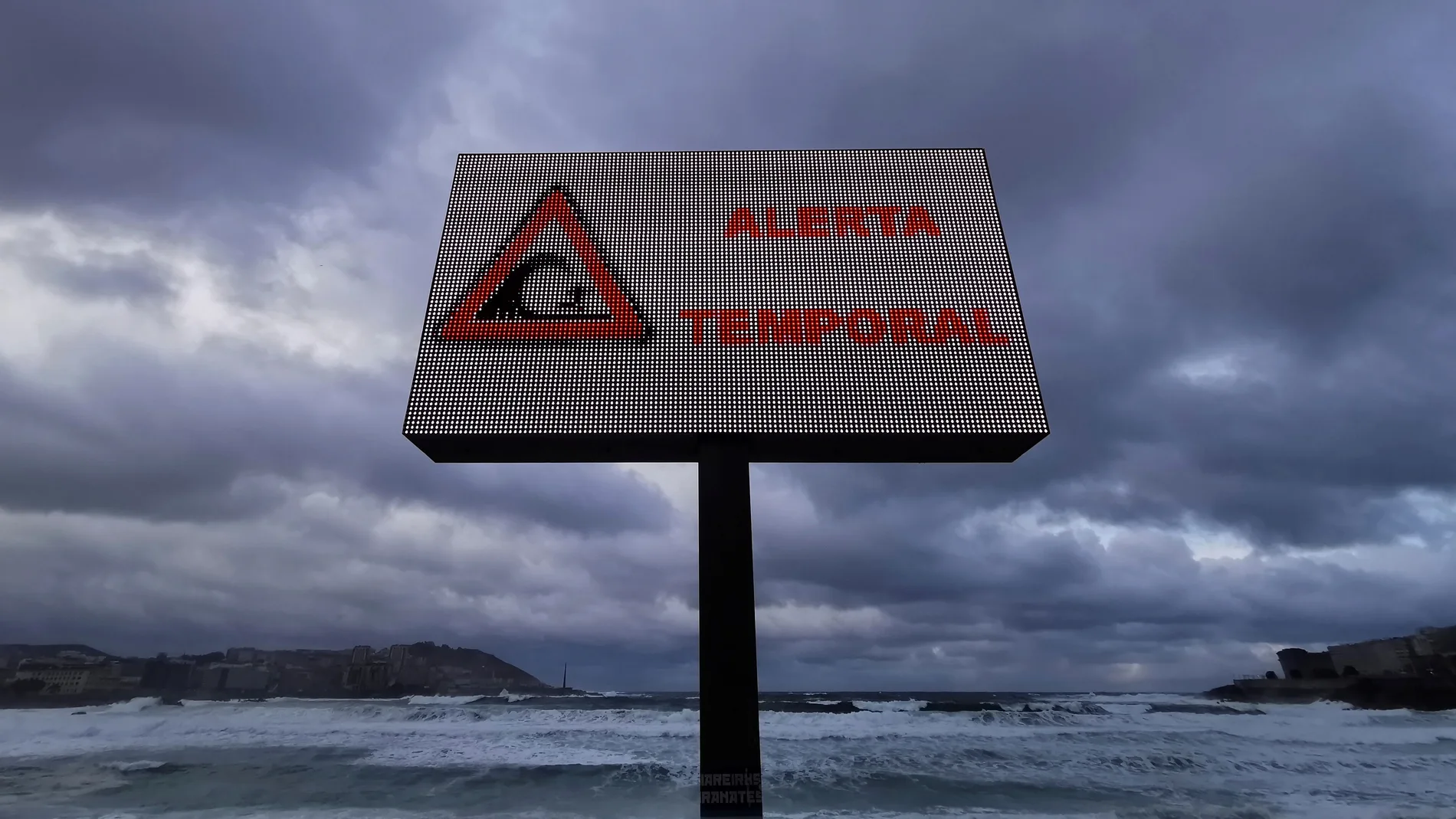 En Galicia hay aviso rojo por intenso oleaj