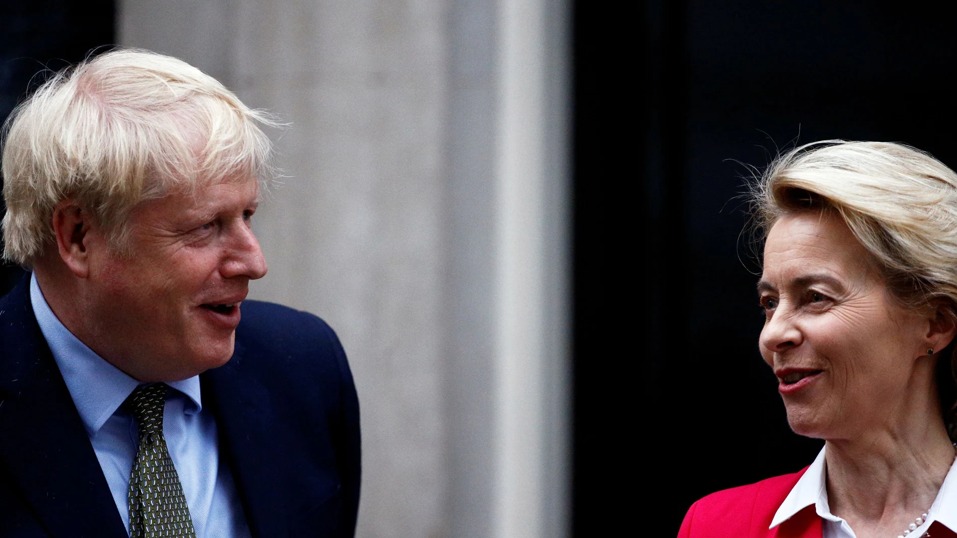 Foto del 8 de enero de este año en Londres en un encuentro de Boris Johnson con Ursula von der Leyen