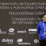 La gimnasta Alba Petisco se ha proclamado campeona de España de Gimnasia Artística en la competición celebrada hoy en Valladolid.