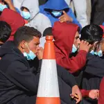 Rescate al sur de la isla de Gran Canaria de cuatro pateras con un total de 99 inmigrantes de origen magrebí