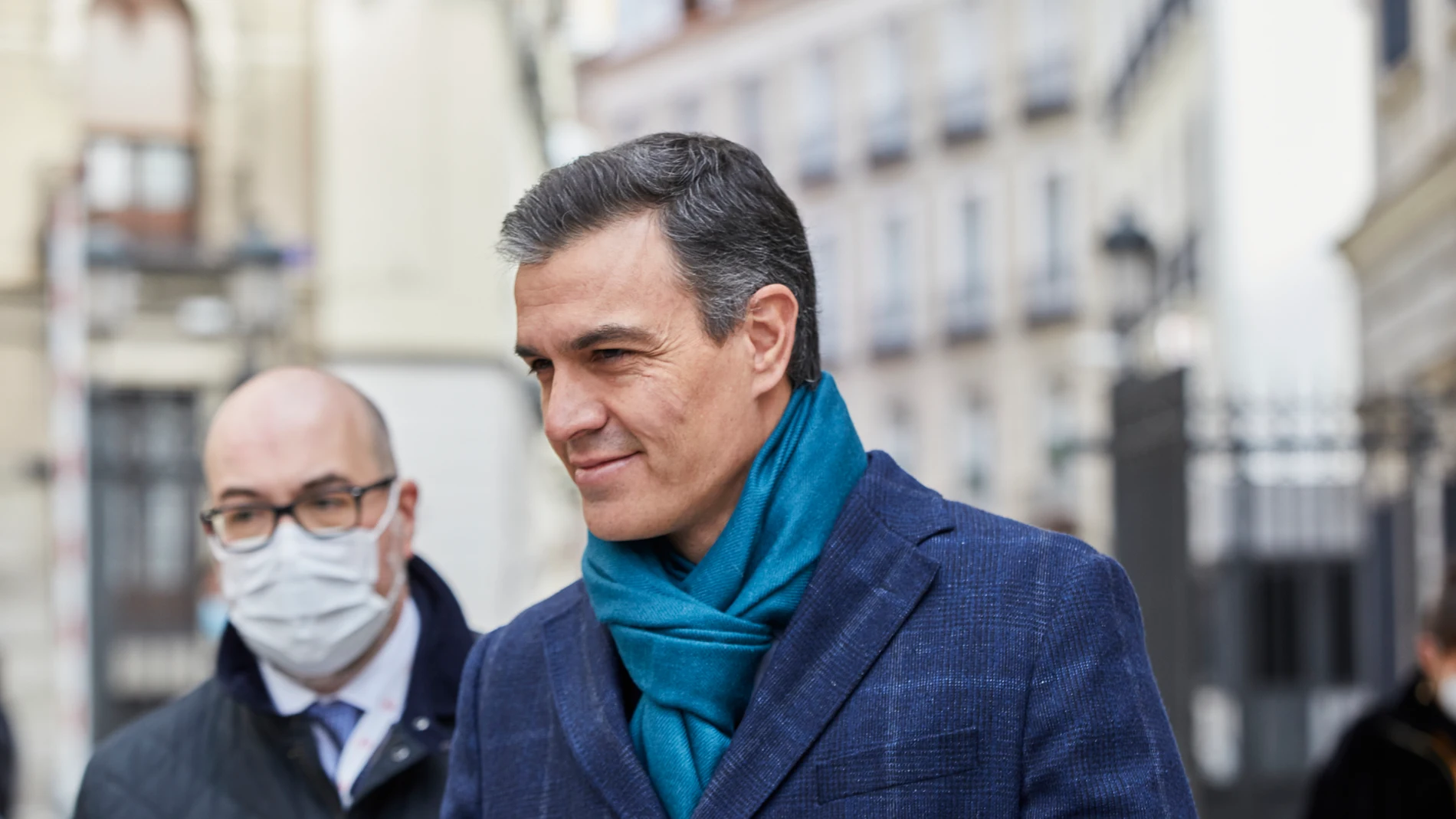 El presidente del Gobierno, Pedro Sánchez, durante el acto institucional por el Día de la Constitución en el Congreso de los Diputados