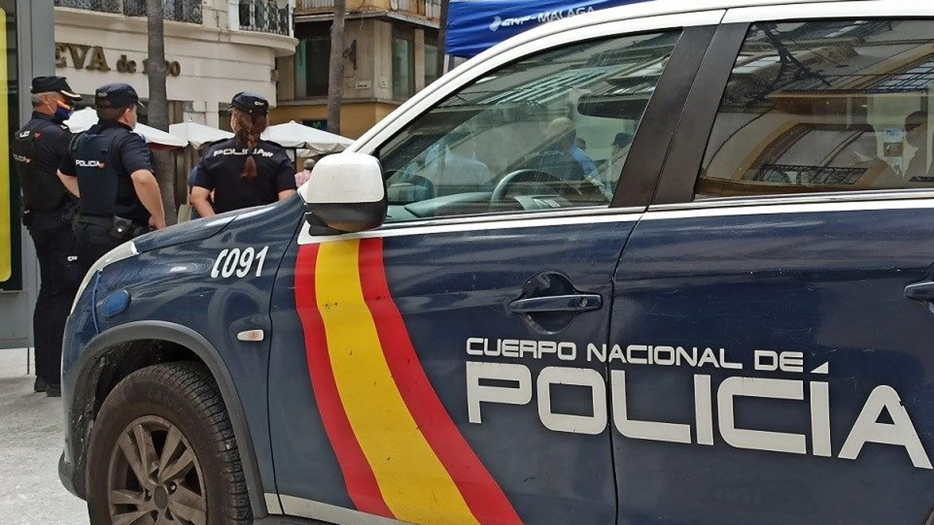 Imagen de un vehículo de la Policía Nacional de Málaga