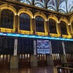 Interior de la Bolsa de Madrid
