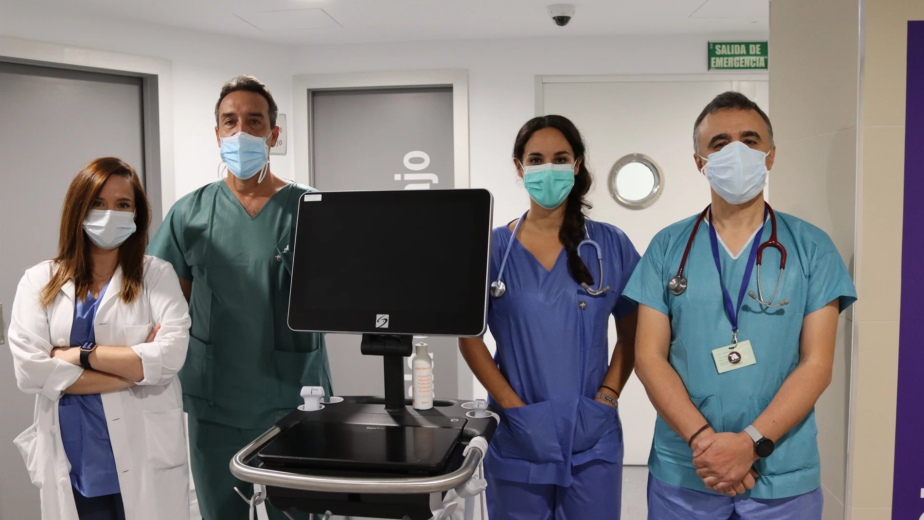 Servicio de Urgencias del Hospital Regional de Málaga, donde usan ecografía pulmonar para valorar la afectación de pacientes con Covid-19