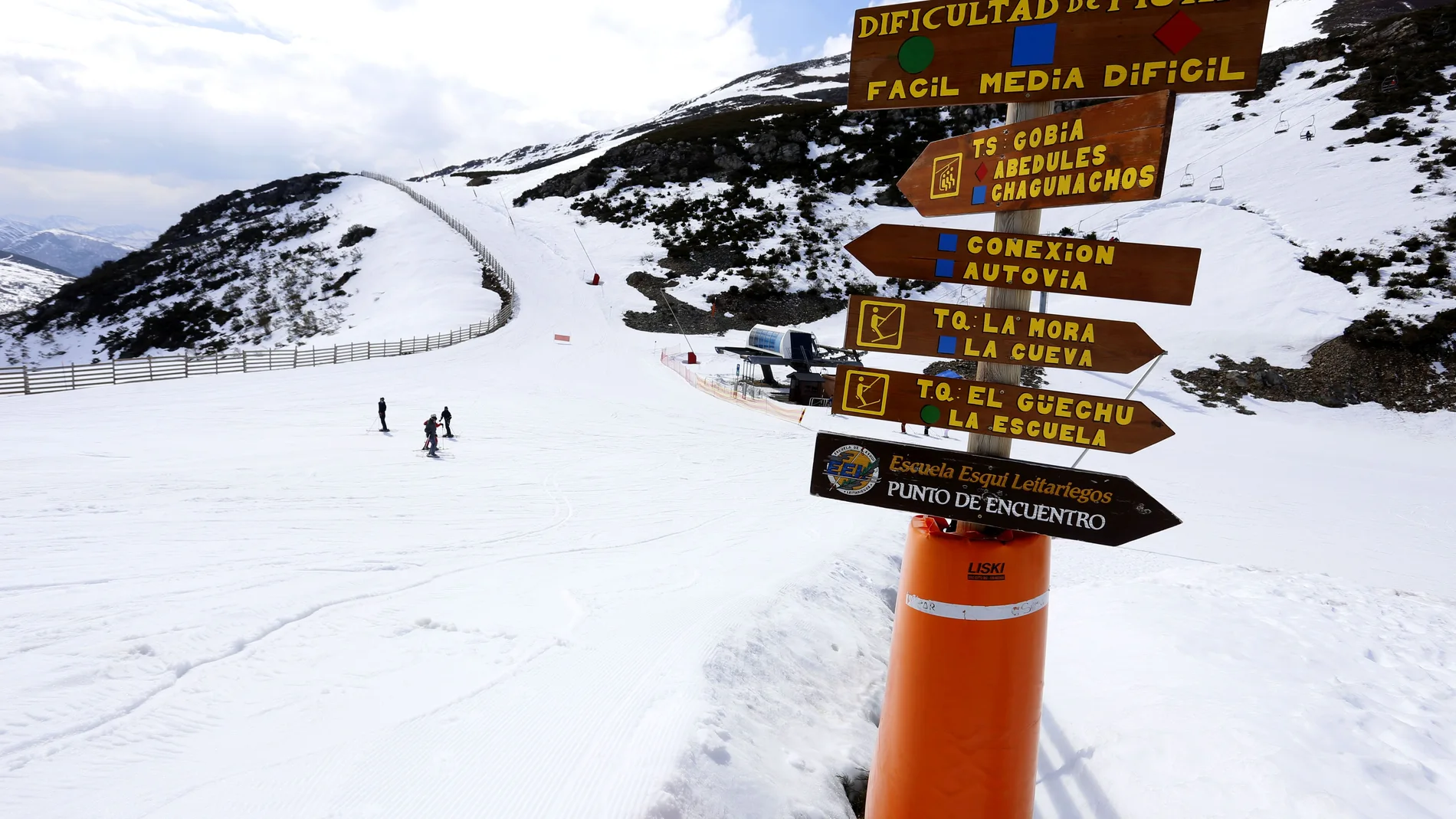 La estación de esquía de Leitariegos abre este miércoles su temporada