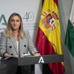 La consejera de Fomento, Infraestructuras y Ordenación del Territorio, Marifrán Carazo