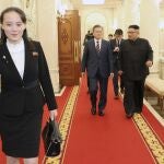 Kim Yo Jong, la actual subdirectora primera del comité Central del Partido de los Trabajadores de Corea, y hermana del líder del país, Kim Jong Un. (Foto de ARCHIVO)18/09/2018