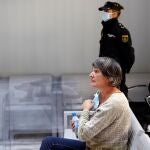 La exdirigente de ETA Soledad Iparraguirre, "Anboto", durante el juicio por el atentado frustrado contra la Policía en Vitoria en 1985