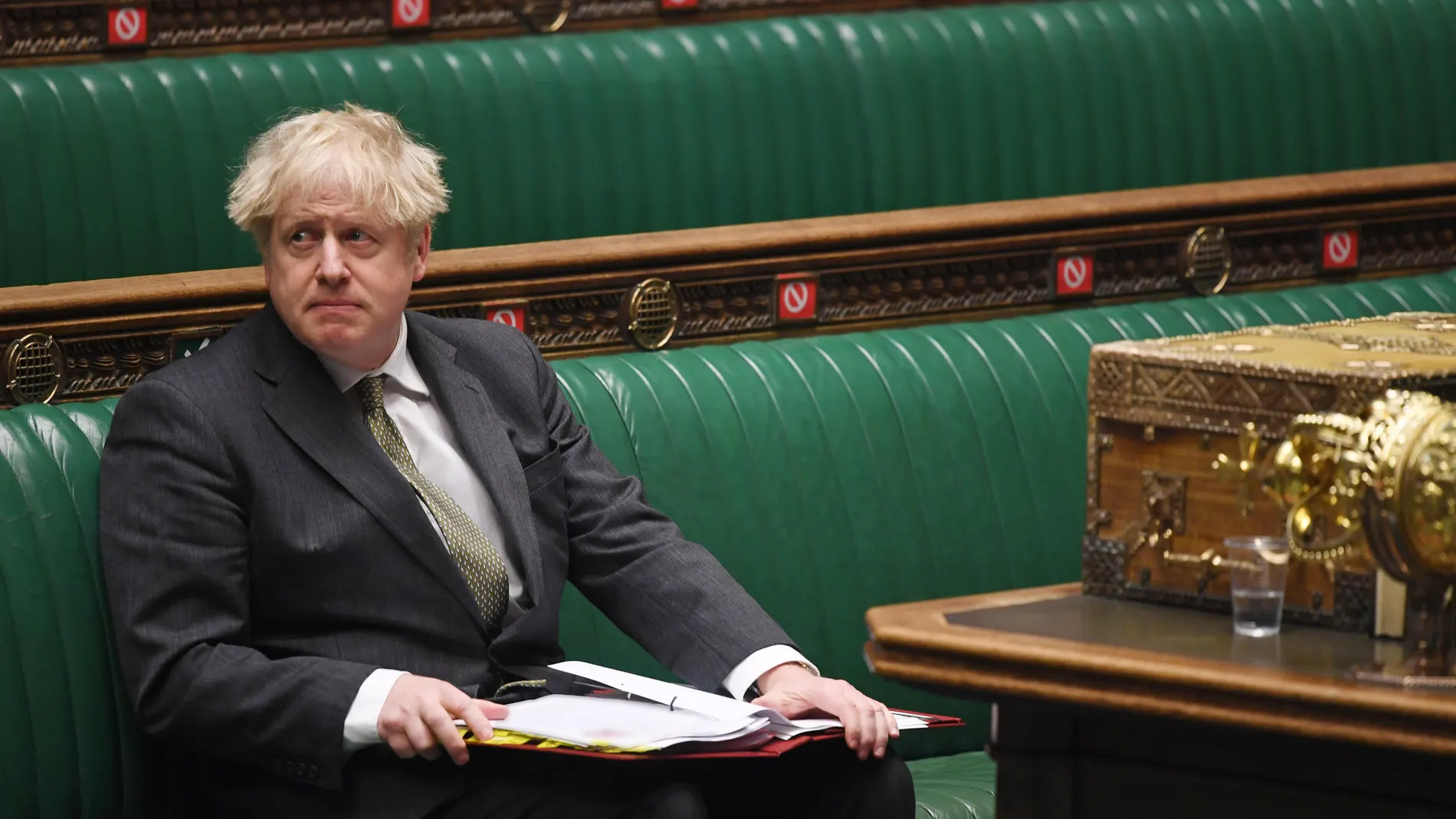 El "premier" Boris Johnson en la Cámara de los Comunes