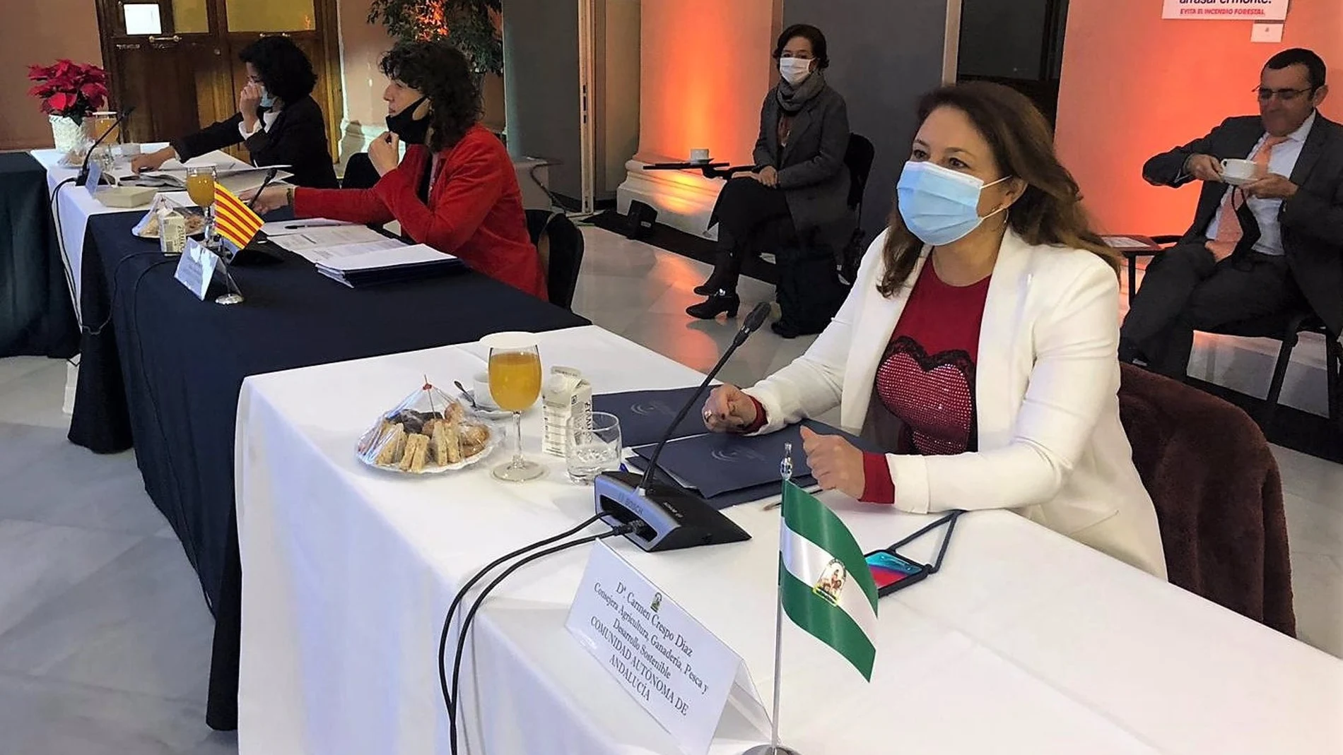 La consejera andaluza de Agricultura, Carmen Crespo, en el Ministerio del ramo