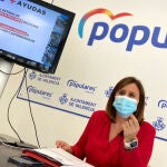 La portavoz del Grupo Popular en el Ayuntamiento de Valencia, María José Catalá