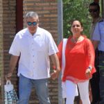 LA CANTANTE ISABEL PANTOJA CON SU HERMANO AGUSTIN SALIENDO DE LA CARCEL DE ALCALA DE GUADAIRA01/06/2015ALCALA DE GUADAIRA