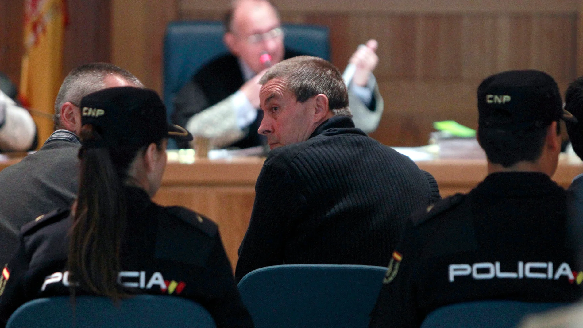 Arnaldo Otegi durante un juicio en 2010, por un delito de enaltecimiento del terrorismo.