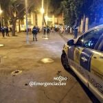 La Policía Local de Sevilla durante una intervención