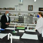 El consejero de Agricultura, Ganadería y Desarrollo Rural, Jesús Julio Carnero, durante la visita a un Centro Integrado de Formación Profesional