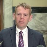 El ministro de Servicios Públicos neozelandés Chris Hipkins