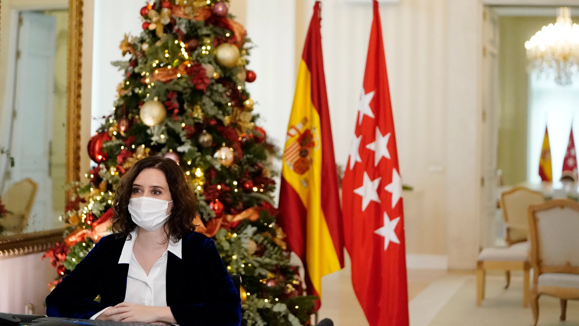 La presidenta de la Comunidad de Madrid, Isabel Díaz Ayuso, en una reunión por videoconferencia con el Comité Europeo de las RegionesCOMUNIDAD DE MADRID17/12/2020