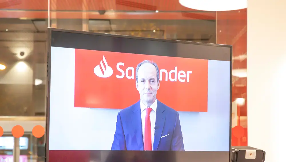 Rami Aboukhair, CEO de Santander España, en su intervención en la inauguración del programa en Baleares