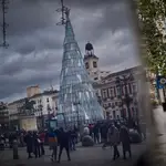 Ambiente navideño en las calles del centro de Madrid