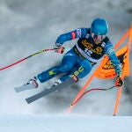 Ryan Cochran-Siegle de los EE.UU. en acción durante la carrera de descenso masculina en la Copa del Mundo de Esquí Alpino de la FIS en Val Gardena, Italia, 19 de diciembre de 2020 EFE/EPA/ANDREA SOLERO