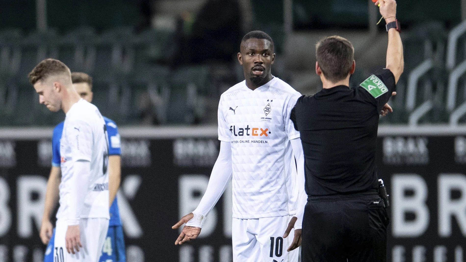 Marcus Thuram, expulsado.