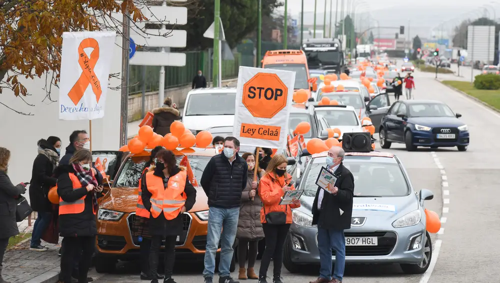 Marea naranja en Burgos