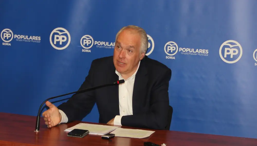 El portavoz de Partido Popular en el ayuntamiento, Javier Muñoz Remacha