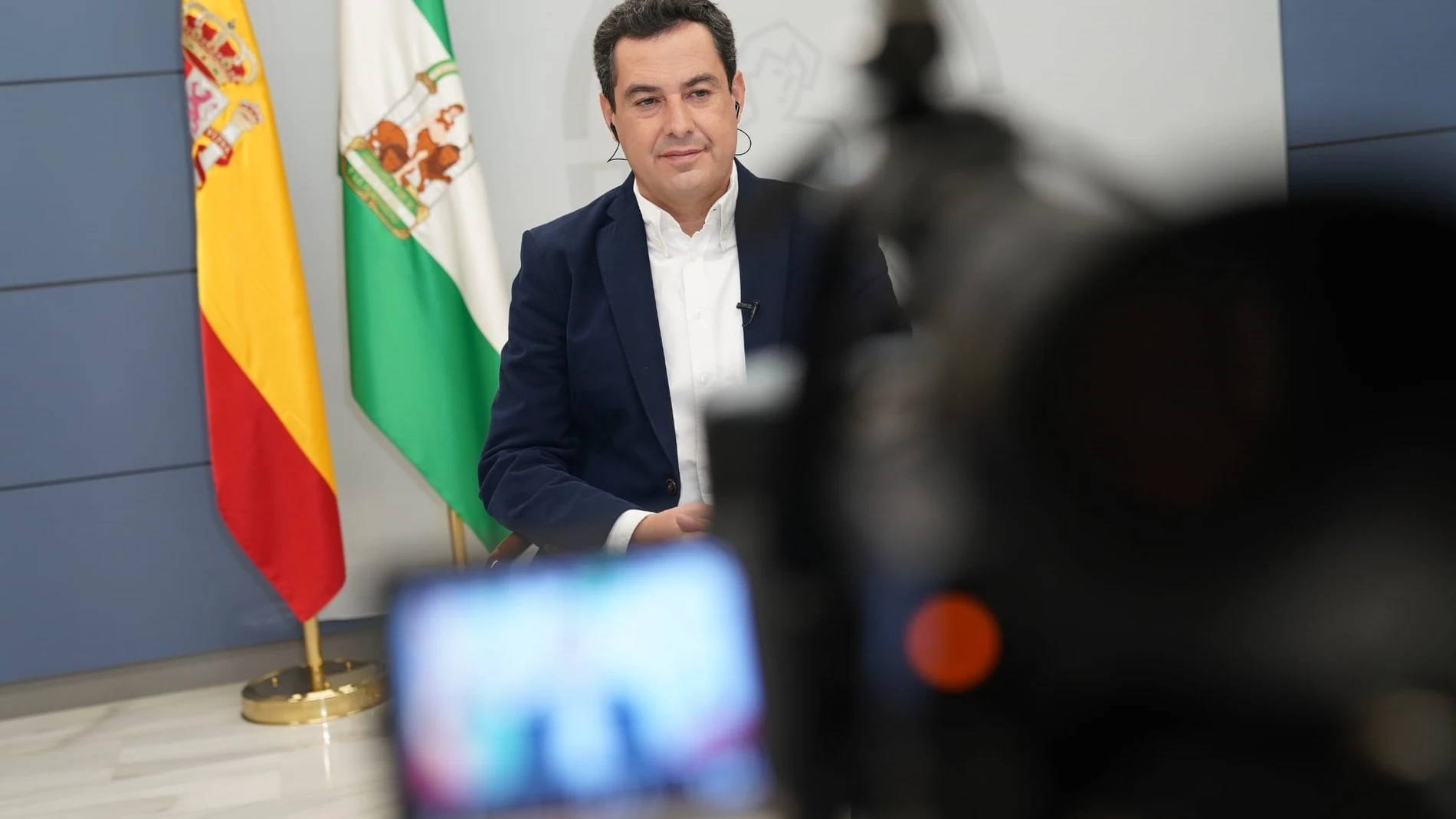 El presidente de la Junta, Juanma Moreno